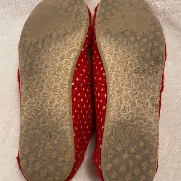 Toms Red and white polka dot flats - Picture 6 of 7